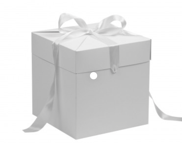 Unfilled White Pop-Up Gift Box