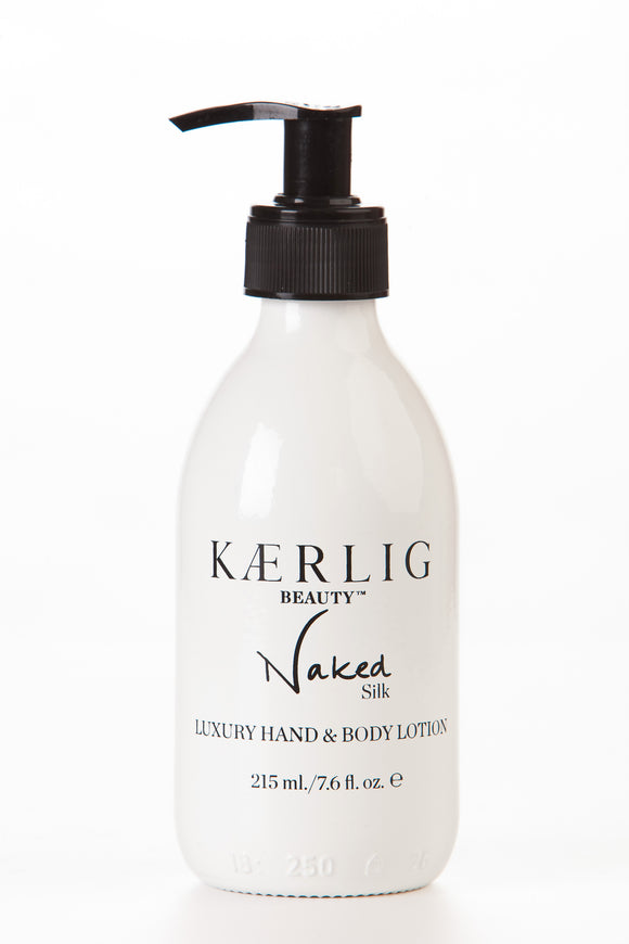 naked silk luxury hand and body lotion