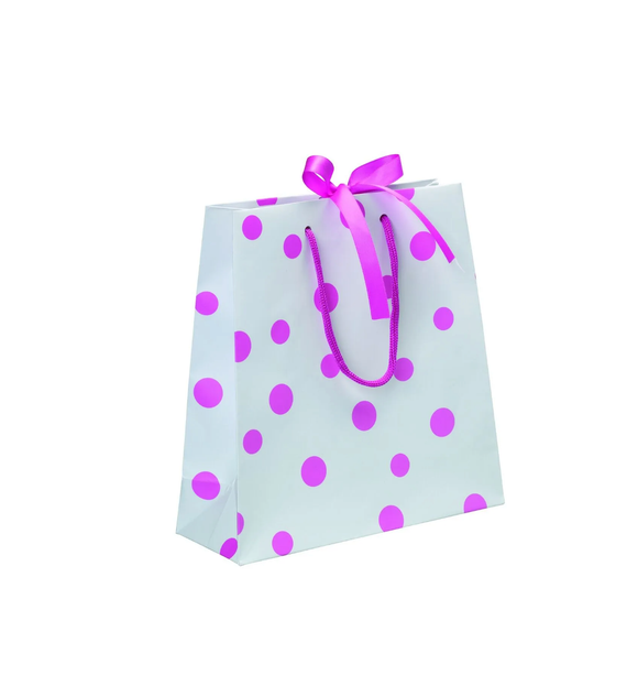 Pink and White Luxury Gift Bag - Small