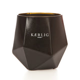 pink luxury picasso candle - black vessel