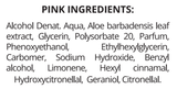 pink advanced hand sanitiser spritzie