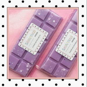 purple rain soy wax melt snap bar